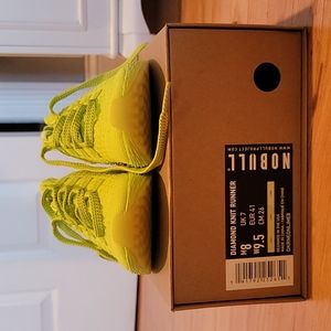 NOBULL Neon Yellow Knit Runners, Women's Size 9.5